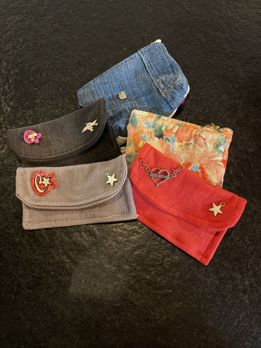Carteritas pequeñas de tela