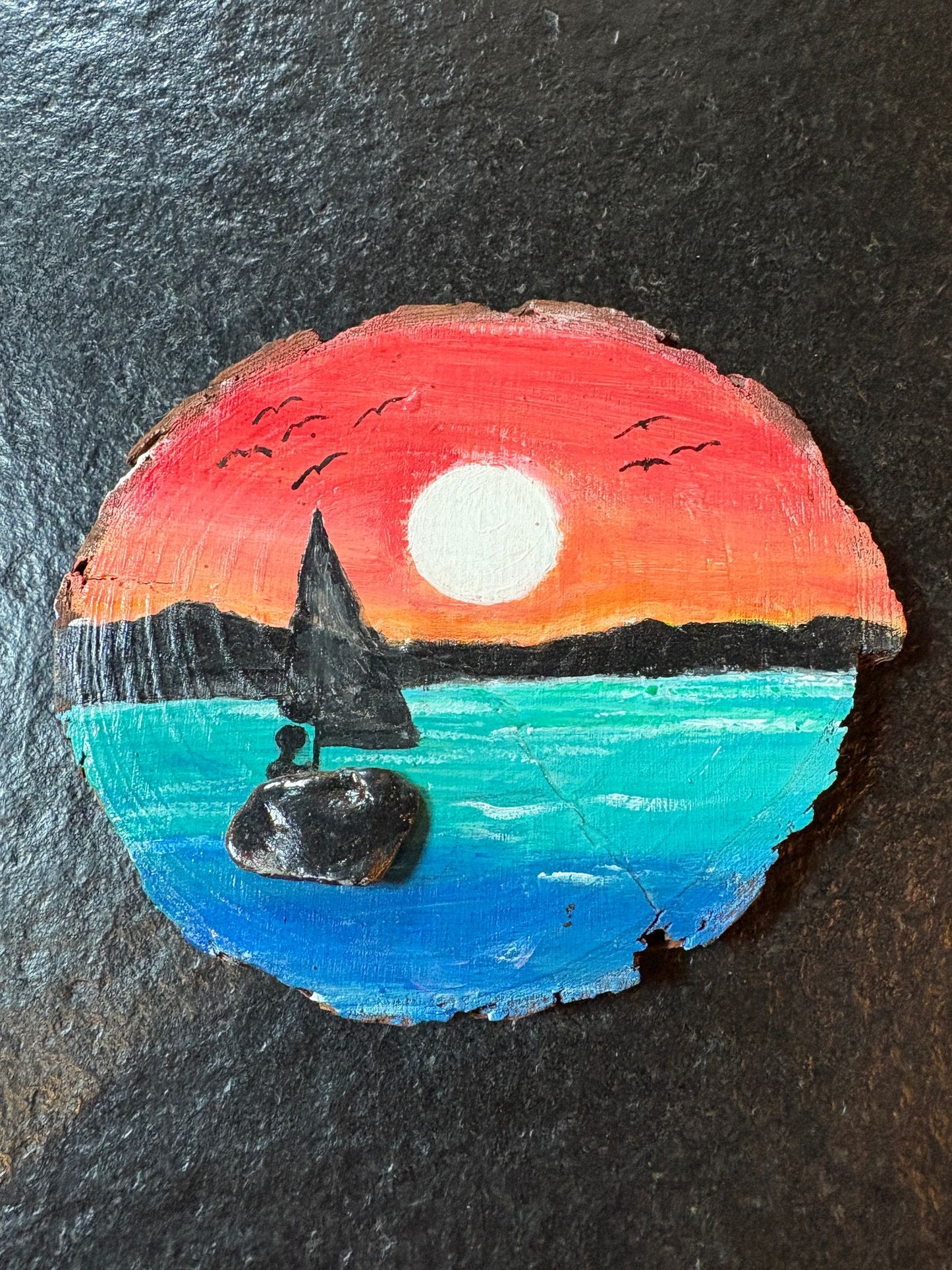 Barquito en el mar